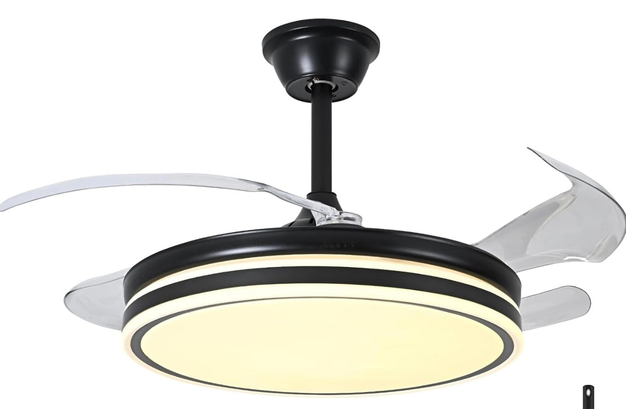 Ventilador de techo negro 598-5