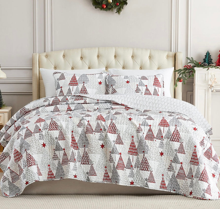 Set de edredón reversible Christmas